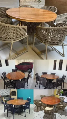 Mesas de jantar alto padrão (fabricamos do seu jeito)