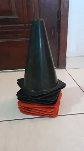 cone demarcatório para treinamento funcional e agilidade