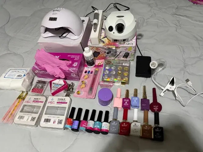 Kit alongamento de unhas