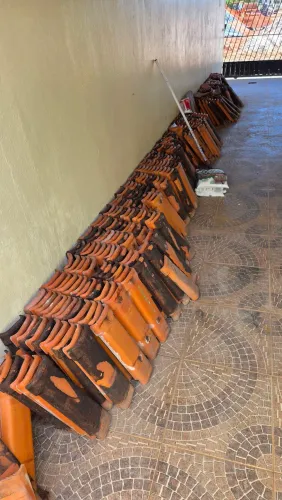 Telhas de barro - doação 