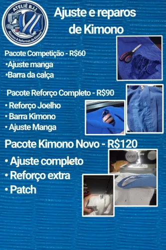 Ajustes e reparos de kimono!