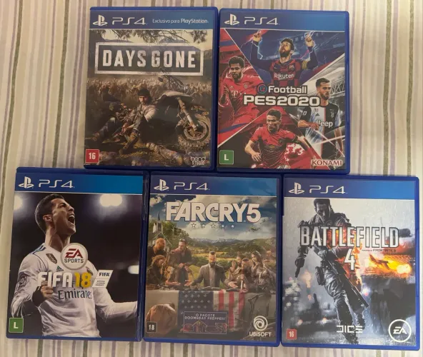 Lote de jogos ps4 original