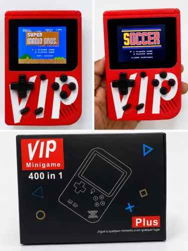 Mini vídeo game, Super Game box 400 jogos em 1 Portátil, Jogos antigos ?