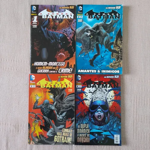 Lote 4 HQs DC Comics A Sombra do Batman