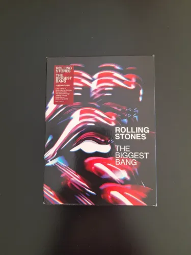 Box Rolling Stones Biggest Bang 4 DVDs impecável