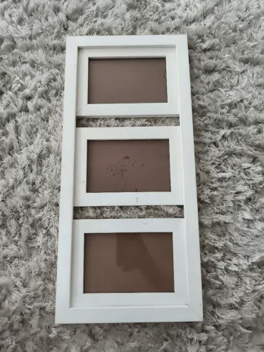 Moldura de fotos tripla