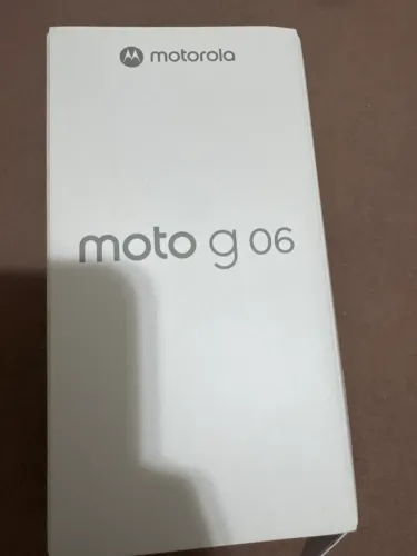 Celular moto G06 novo 