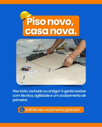 Colocação de Pisos ? Faça um Orçamento