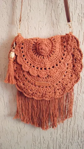 Bolsa Boho crochê
