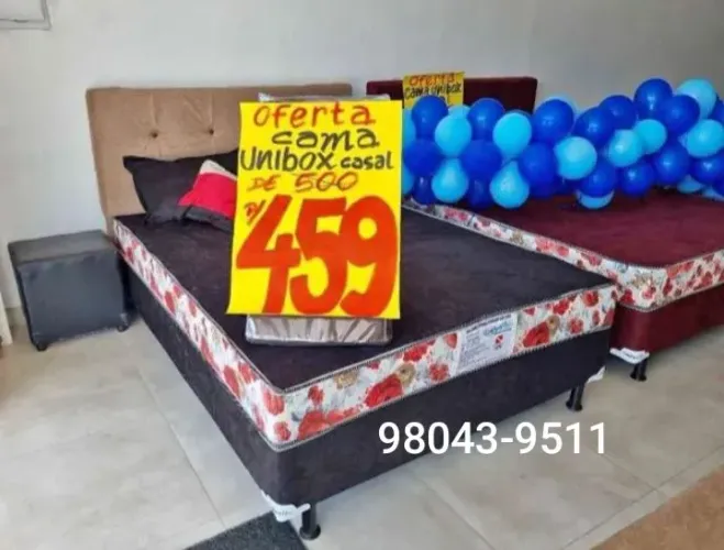 Cama Box Casal Oferta Especial. Entregamos grátis hoje!