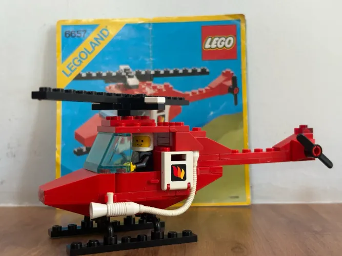 LEGO 6657 Fire Patrol Copter - Completo!
