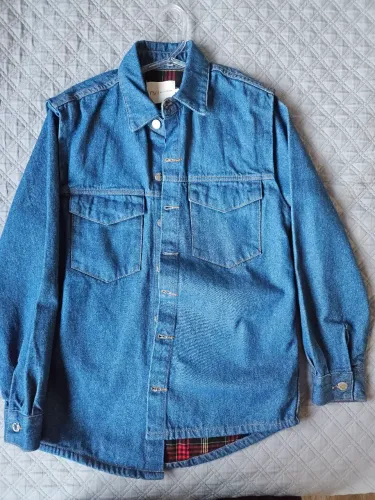 Jaqueta jeans nativozza, PP oversized