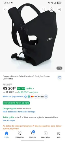 Canguru da marca cosco
