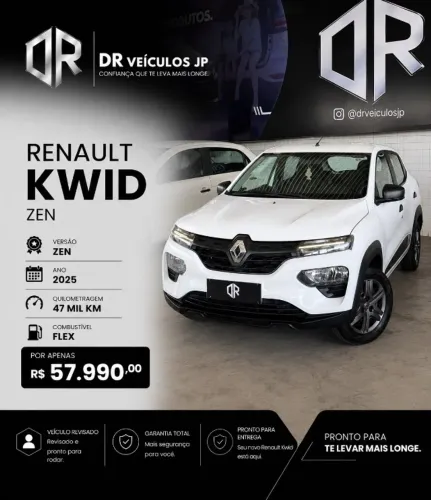 Renault Kwid Zen 1.0 Flex 12V 5P Mec. 2025