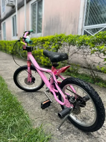 Bicicleta Infantil Btwin 500 Aro 16 Rosa