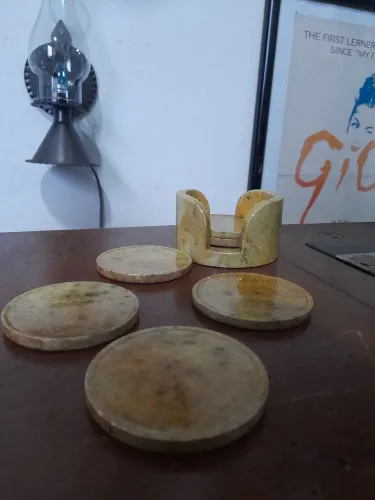 Porta copo pedra sabão