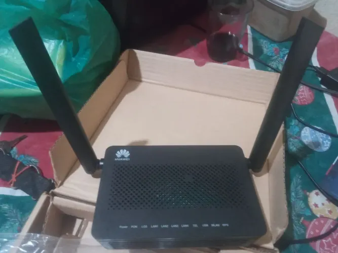 Ont Huawei Eg8145v5 V2 Modem Roteador Dual Band 2.4/5ghz Apc Cor Preto