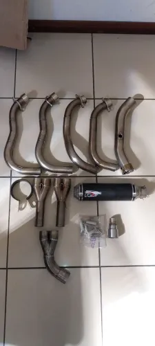 Escape esportivo jeskap full cbr600f ou hornet 600cc.