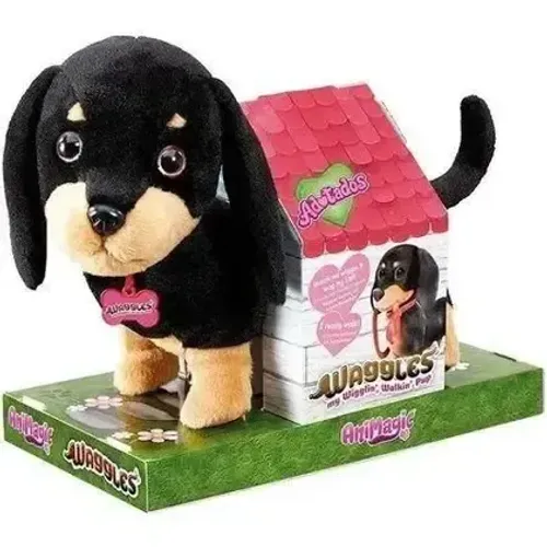 Cachorrinho Interativo Animagic Waggles Salsicha Original