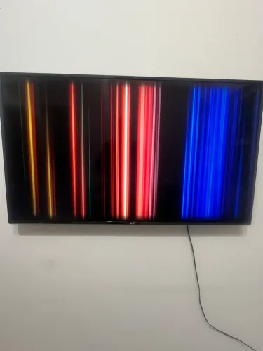 Smart TV LG de 49 polegadas, resolução 4K