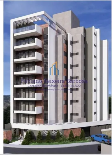 Cobertura Nova, 4/4, 2 suítes, 4 vagas , elevador vai ao 2º piso - 220 m2 à venda no Jardi