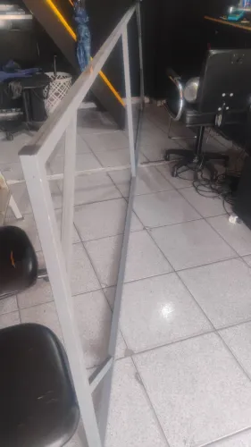 Armação de ferro galvanizado para fachadas de comércio,4 metros x1,07