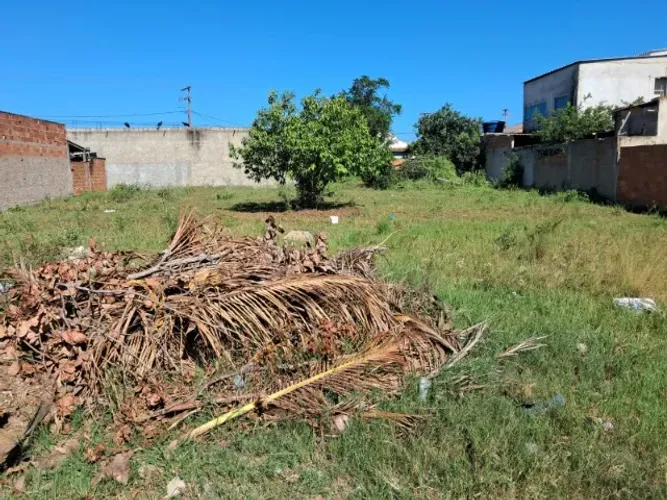 Dois terrenos vizinhos em Santa Clara parcialmente murados