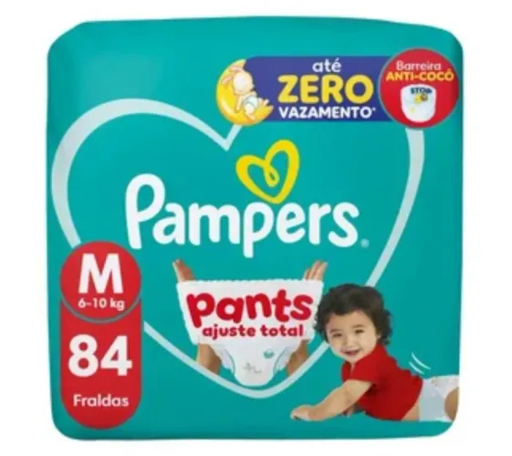 Fralda pampers pants M