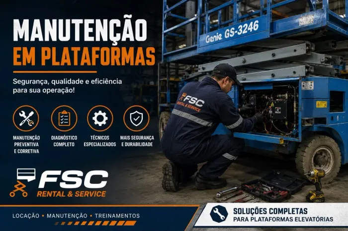 Manutenção em Plataformas elevatórias