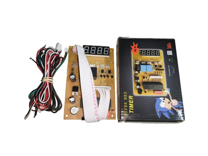 Placa Temporizadora Super Neg Timer 12V 4 Dígitos - No Estado / Sem Teste