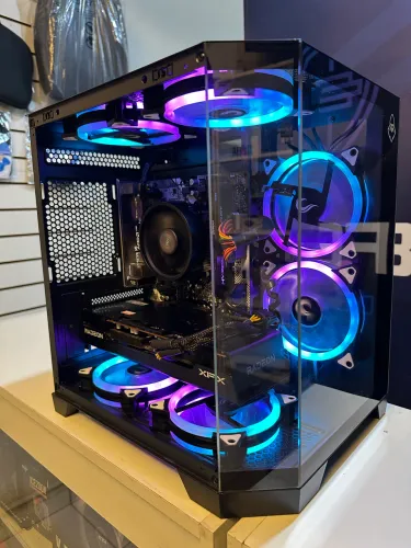 PC GAMER ALTO DESEMPENHO - RYZEN 5 5500 + RX 6600 XT 8GB ? 6 MESES DE GARANTIA