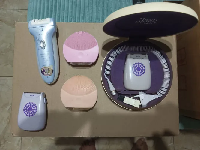 Depiladores Philips Satinelle Ice Premium e modelos Ladyshave, LEIA O ANÚNCIO