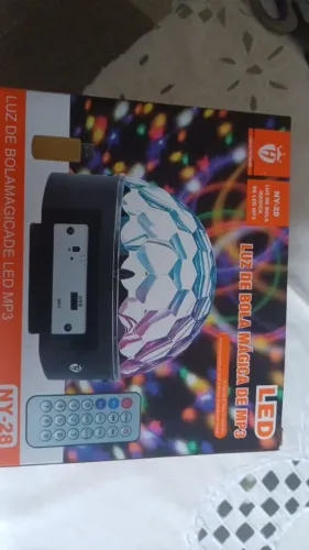 Luz de Led Bola Mágica MP3