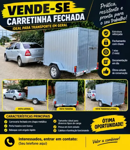 Carretinha bau
