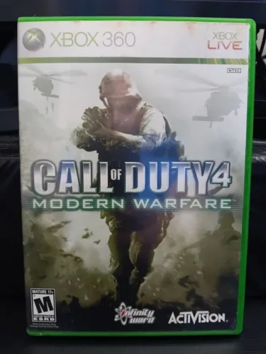 Call of Duty 4 Modern Warfire Xbox 360 Midia Fisica (usado)
