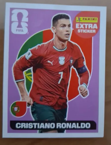 Figurinha rara Cristiano Ronaldo