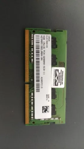 Memória Ram 4gb Pc4-3200aa Notebook