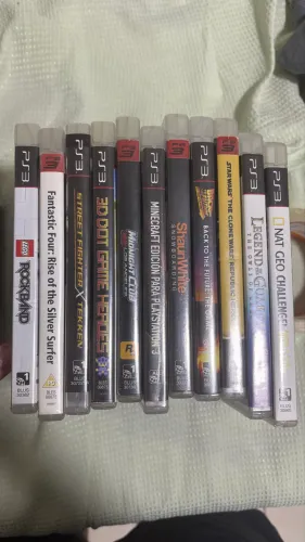 22 jogos ps3 caixa e manuais