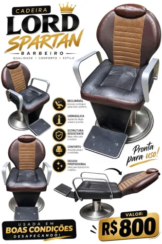 Cadeira de barbearia / salão