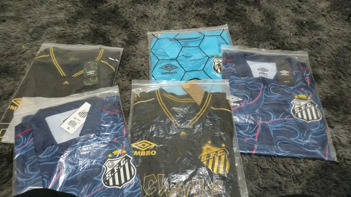 Camisa Santos tailandesas 1.1 padrão shopping GG ao 2GG 