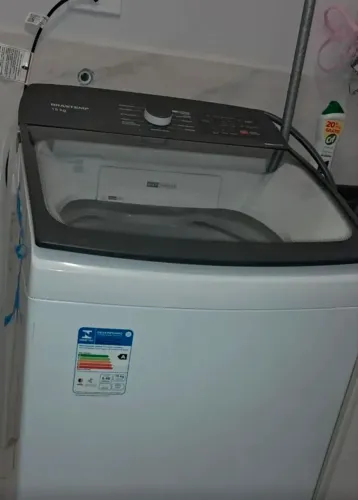 Máquina De Lavar Brastemp Bwf15ab 15kg 222v Tira Manchas Branca - sem nenhuma avaria.