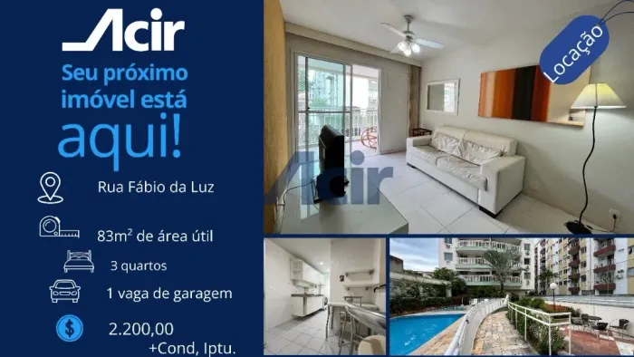 Apartamento com 3 quartos para alugar, 83m² por R$ 2.200/mês - Meier- Rio de Janeiro/RJ