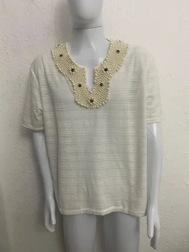 Bata masculina da Antrato Tamanho Gg gola com pérolas Bom estado