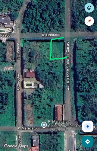 Peruíbe Terreno de ESQUINA  362mts R$81 Mil
