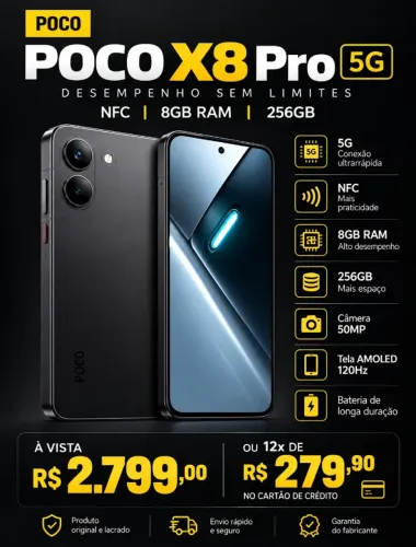 Celular Poco X8 Pro 8 ram /256 gb