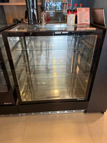 Vitrine Estufa 100cm SEM BANDEJA - GELOPAR - usada