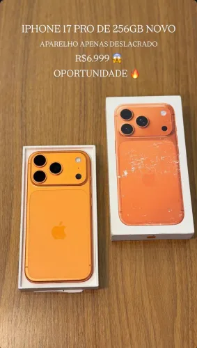 iPhone 17 Pro 256GB Novo ? Aceito iPhone na Troca
