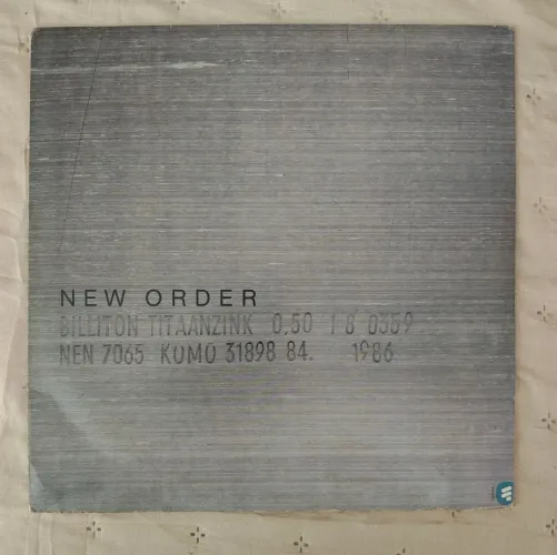 New Order - Brotherhood Lp Disco Vinil Album 1987