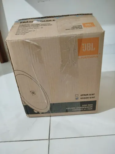 Caixa de embutir JBL caixa vem 2 altofalantes