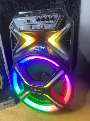Caixa de som Bluetooth 550W novo na caixa 